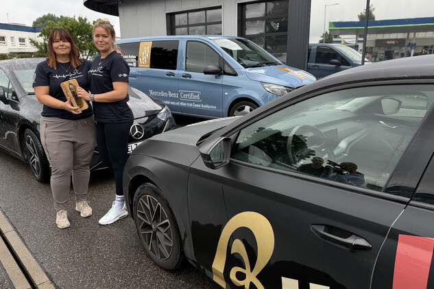 Lucie Klein z Budějovického Budvaru a Petra Harsová z Mercedes-Benz/Milan Král a.s.,